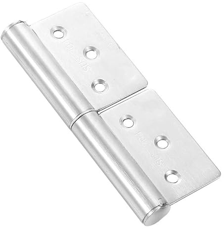 4Pcs 2.5Inch Lift Off Hinges,360° Rotation Door Flag Hinge,Small Slip Joint Flag Hinges,Detachable Door Hinge