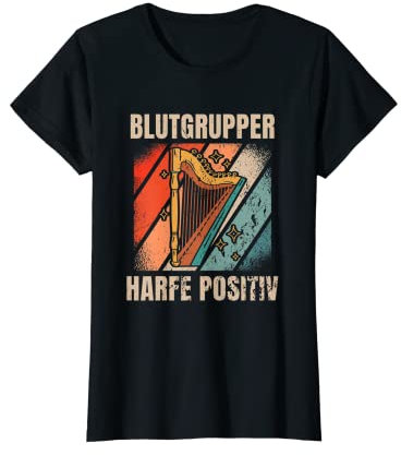 Harfe Orchester Harfenspieler Harfen Musiker T-Shirt