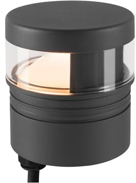 SLV M-POL S Polehead 180°, entblendet, Leuchtenkopf, anthrazit, 10W, 700lm, 2700K, CRI80, DALI
