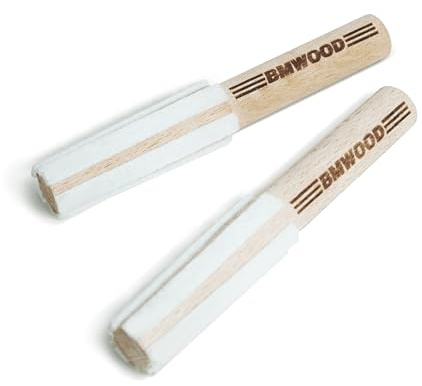 BMWOOD MT2 Cleaner, Made of Wood, Used to Clean MT2 Spindle Inside Taper Space: Wood Lathe Headstock and Tailstock spindles