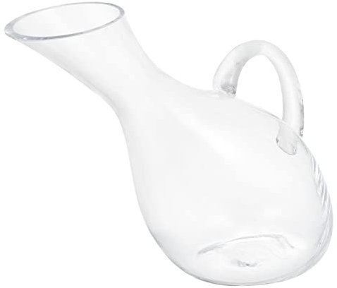 Mikinona Red Wine Decanter and Liquor Pourer 1800ml Glass Swan-Shaped Wine Dispenser Multipurpose Beverage Storage Container for Household Use