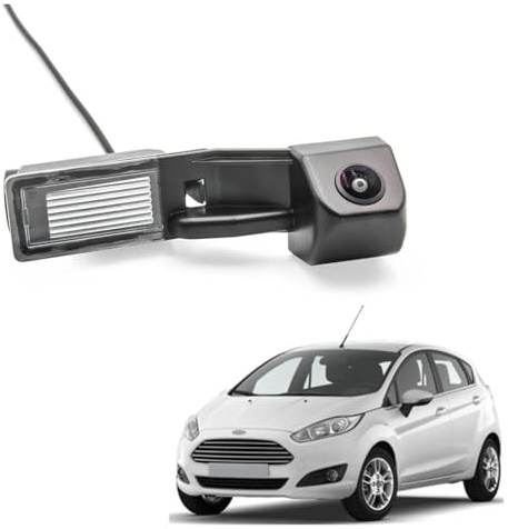 Retrocamera Auto CCD AHD Fisheye Videocamera Per Retromarcia Monitor Parcheggio Auto Visione Notturna Per Ford Per Fiesta Hatchback MK6 MK7 MK7.5 2008-2019 Telecamera Retromarcia(D170 AHD 720P)