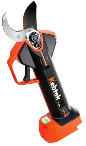 Kebtek KT 9035 Forbici da Potatura Elettriche senza Fili (Solo Corpo) 35mm, Compatibili con Batteria Kebtek 21V 2Ah e Asta KT-Pole, Strumento da Giardino Professionale, Leggero e Robusto