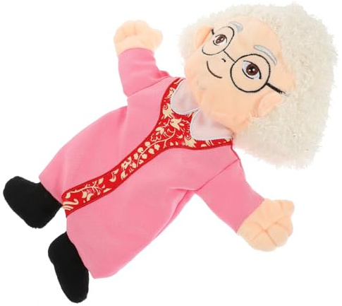 BESTonZON Handspielpuppe Zum Geschichtenerzählen Für Junge Mädchen Erzählpuppe Aus Robustem Material Pädagogisches Handspielzeug Für Kleinkinder DIY-handpuppe Für Kreatives Spielen