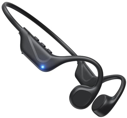 Sehawei Knochenschall Kopfhörer Bluetooth,Upgrade Bone Conduction Headphone | Bluetooth 5.4,wasserdichte ,Schweißfeste, Sportkopfhörer Headphone ,für Fitness Radfahren Fahren Laufen,IPX5 Waterproof