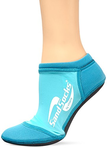 Sand-Socks Sprites Damen & Herren by Vincere – Schützende Low-Cut Strandsocken für Profi- und Hobbysportler am Strand & Wasser – Beachvolleyball Socken ohne Wund-Reibung – Unisex Neoprensocken