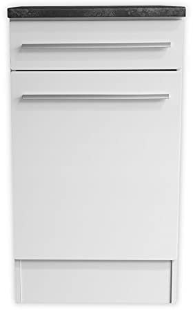 JAZZ Moderner Unterschrank Küche in Weiß - Geräumiger Küchenschrank mit viel Stauraum - 50 x 90 x 60 cm (B/H/T)