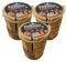 Swedish Fire Torch Instant Fire Wood - 3 x Extra Dry Kiln Dried Logs, Perfect for a Garden Fire Pit. Can Be Used as a Campfire, Stove or Even a Garden Lantern/Garden Candle