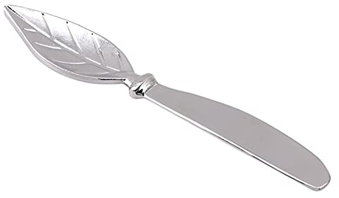 ARFUKA Butter Knife Butter Spreader Knife Leaves Handle Design Cheese Spreader Butter Cutter Multipurpose for Kitchen Birthday Wedding Christmas