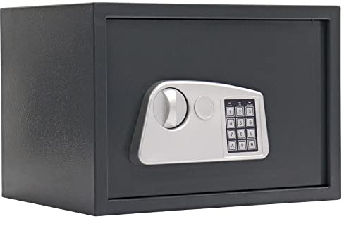 Profirst Möbeltresor Saphir 4 Elektronikschloss anthrazit Elektronikschloss mechanischer Notöffnung 2 Schlüssel BxHxT 43x30x32cm inkl. Montagematerial herausnehmbarer Fachboden