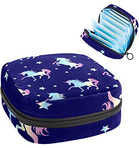 Borsetta da donna per assorbenti e coppette mestruali, borsa portatile con cerniera