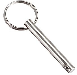 METALLIXITY Pasadores Liberación Rápida (6mmx50mm), Pasador Tracción Acero al Carbono para Construcción Naval, Equipamiento Barco s, Cubierta Barcos