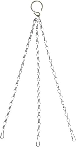 YSAMAX 2x Metal Hanging Basket Chain, Flowerpots for Hanging, Indoor and Outdoor Garden Decoration, Planters, Decorative Ornaments, Hanging Basket Bird Feeder