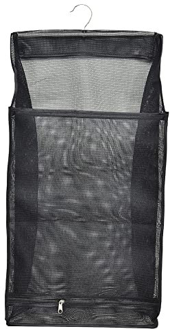 Generic Cesto portabiancheria da appendere alla parete, in tessuto sporco, in rete, lavabile in lavatrice, da appendere alla porta, da appendere alla porta