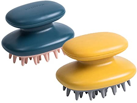 SKISUNO Haarmassagegerät Für Kopfhaut Shampoo, Haarmassagebürste Mit Kamm, Haarpinsel Für Haarwäsche Und Kopfhaut-massage
