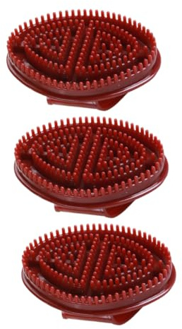 Vaguelly 3stücke Haarwaschbürste Und Massagebürste Für Kopfreinigung Babybadebürste Badebürste Entfernung Von Kopfhautfett Und Schmutz