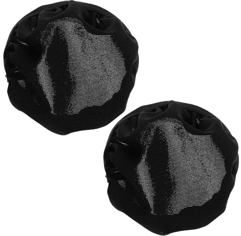GALPADA Copriauricolari Elastiche in Cotone Riutilizzabili 2 Pezzi, Copertura Antipolvere Lavabile per Padiglioni Auricolari, Accessori per Cuffie e Cellulari, Protezione Confortevole