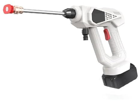 Limpiador Eléctrico Inalámbrico De Alta Presión, Pistola Agua, Lavado Coche, Portátil, Recargable, Máquina Limpieza con Batería 24V Y 5600mAh InaláMbrica PortáTil