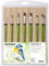 Da Vinci Hobby- und Schulmalpinsel FIT in Matte, kurzstielig, Grün, 5329