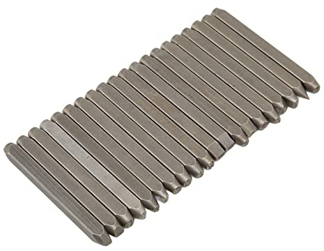 Jenngaoo 20 Stück Schlagstempel-Set 6 mm, Metallstanzer mit Symbolen | Für Schmuckgravur, Leder, Holz, Prägearbeiten, Langlebiger Stahl, Vielseitig Einsetzbar, ideales Handwerkszeug
