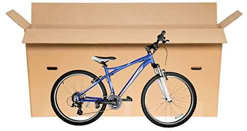 karton-billiger | Carton vélo Carton d'expédition Emballage E-Bike 1600x200x800mm - Dimension ceinture DHL | 2 pièces