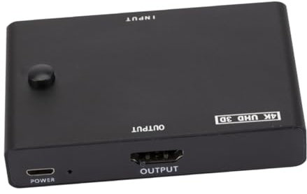 CAXUSD Video Out Für Monitor Und Spielkonsole Umschalter Unterstützt Effekte Portwechseln Für Konferenzräume Und