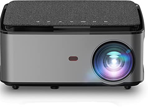 GXJBGYUSFT Proiettore Completo Nativo 1920x1080P Proiettore per Smartphone LED 3D Home Theater Video (Dimensioni: Versione Android) (Versione Android a Un Colore) (Versione Android a Un Colore)
