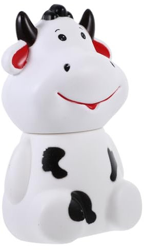 JUMPLAWN Hucha De Vaca De Alcancía Decorativa para Ahorros para Adultos Ahorra Monedas y Billetes Casa