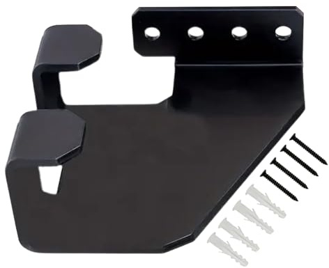 Garden Tool Organiser - High Performance Chainsaw Holder, Durable Steel Storage Stand, Wall Mounting Equipment Hanger with Space-Saving Design for Handsaw Shovels, Oil Channels, Garage, Workshop U