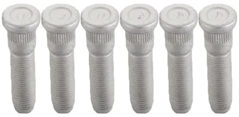 LAKUYRD Pernos Rueda Acero Compatible con Ford para Transit 2015 2016 2017 2018 2019 2020 6 Uds Tuerca De Rueda De Coche Perno Perno Prisionero 57mm 65mm M14x1.5 Pernos(57mm)