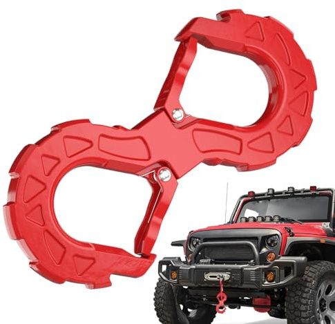Gancho De Cabrestante Para ATV,Uso Intensivo 15000 Kg Gancho De Enganche | Grillete De Remolque en Forma De S para Recuperación - para Remolques SUV ATV y Recuperación