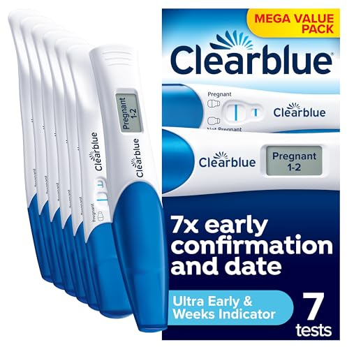 Clearblue Pregnancy Test 7X Confirmation & Date Early Detection Combo, 7