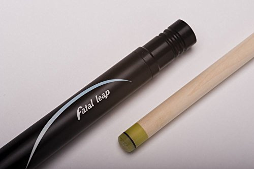 MIT MJ1-002 „Fatal Leap“ Jump-Queue für Poolbillard, 2-teilig, schwarz, G10-Spitze, Gewindeschoner