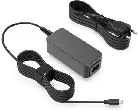 45 W Chargeur Compatible avec HP Chromebook x360 11 11 A 13 14 14A | 12b-ca 14c-ca x2 210, Compatible avec Pavilion x2, ProBook X360, Elite-x2 1012, Spectre-x360 13-V Adaptateur pour PC Portable