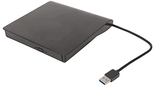 Extern CD/DVD-enhet för Bärbar Dator, USB 3.0 DVD-spelare Bärbar CD/DVD-brännare, CD ROM Extern DVD-enhet för Bärbar Dator Kompatibel med Bärbar Dator Stationär PC Windows