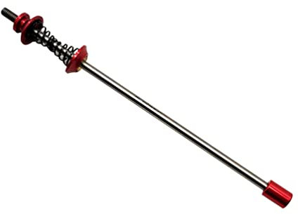 Fahrrad Schnellspanner BMX Falten Fahrrad Schnellfreisetze Sechseckalales Schloss langsamer Release Mountain Road Bike Qr. Radhebel -Hebel -Titanlegierungschacht Schnellspanner Fahrrad (Color : Red 1