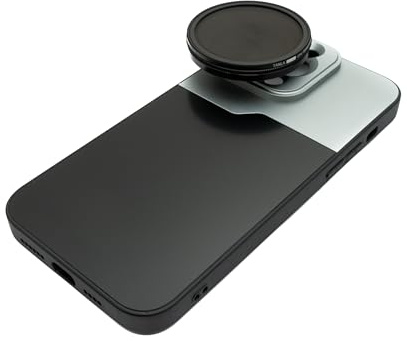 SYSTEM-S CPL Filtre polarisant Circulaire 52 mm avec Coque filetée pour iPhone 14 Pro Max