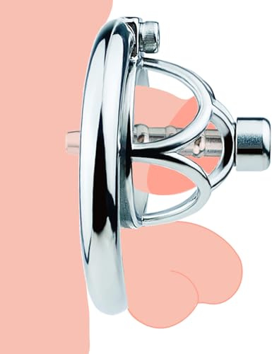 TOUNID Metall Keuschheitskäfig Herren Peniskäfig Sexspielzeug für Männliche Penisübungen Keuschheitsgürtel chastity cage männer Sklaven Bondage Stimulator SM für die Zurückhaltung von Männern (45mm)