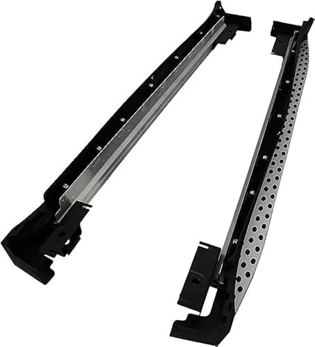 lvjiena Auto Trittbretter Seitenschweller für ML M klasse W164 bj. 2005-2011, Anticrash Seitentrittleistenpedale Schweller Seitenrock Flügel Diffusor, Seitenschweller Schutz Zubehör