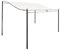 Outdoor Waterproof 300D Canvas Canopy Top for Gazebo Roof Garden Patio Pavilion Sun Shade Replacement Tent Cloth