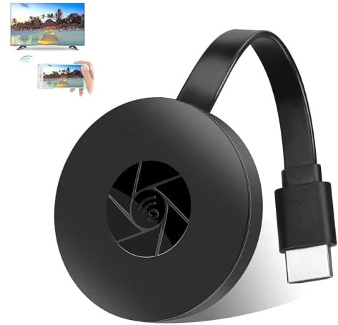 Wireless HDMI Dongle, Wireless Display Dongle Adapter, 1080P Streaming Media Video Sound, Media Streaming Dongle Receiver for Phone/PC/Tablet to HD Display TV Projector