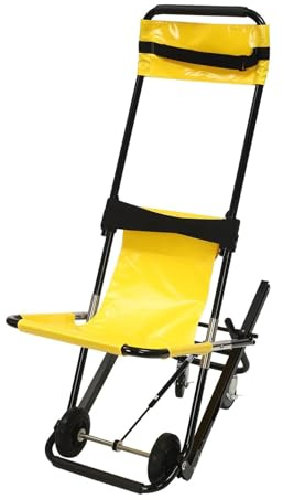 Treppensteiger Leicht Rollstuhl Mit 159kg, Treppenlift Rollstuhl Faltbartragkraft Faltbarer Transportrollstuhl Und Treppenlift Aus Aluminium, Leichtgewicht-Hilfe FüR Senioren, RettungskräFte