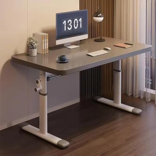 Höhenverstellbarer Stehpult, ergonomischer Home-Office-Arbeitsplatz, rutschfester Stahlrahmen, ideal für Arbeitszimmer und Büro