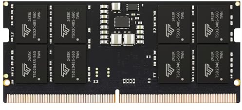 Timetec Premium 32GB DDR5 5600MHz PC5-44800 Unbuffered Non-ECC 1.1V CL46 2Rx8 Dual Rank 262Pin SODIMM Laptop Memory RAM Upgrade