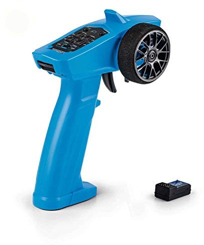 Carson 500500100 500500100 Wheel Start 2.4G - Radio para coche (2,4 G, incluye accesorios, control remoto, receptor, 3 canales, compatible con Tamiya Kit), color azul , color/modelo surtido