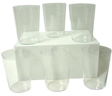 Dkristal Lote 6 Vasos Sidra Cristal Transparente Extrafino Avilés 500ml