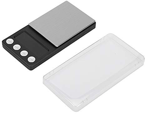 mini bilancino pesina grammi, Piccoli Gioielli Bilancia con Vassoi Rimovibile, Gioielli Bilance pesapersone in Polvere d'oro, bilancia tascabile digitale portatile, multifunzione bilancia per cucina