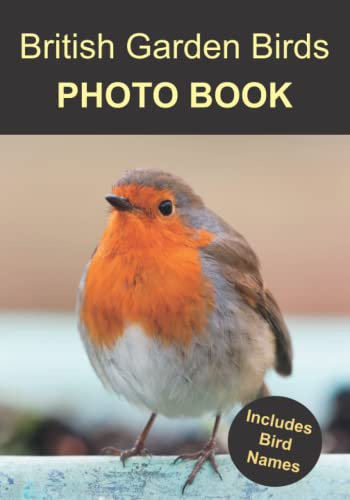 British Garden Birds Photo Book: 40 Different Bird Photos With Names For Alzheimer & Dementia Sufferers To Help With Memories and Memory Loss (Photo Books)