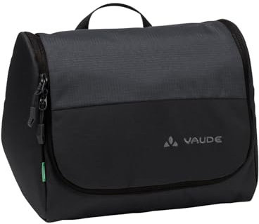 VAUDE Kulturbeutel WegaWash in, Kosmetiktasche mit integriertem Spiegel, Zahnbürstenhalter und Aufhängehaken, gepolsterte Kulturtasche mit durchdachter Innenaufteilung