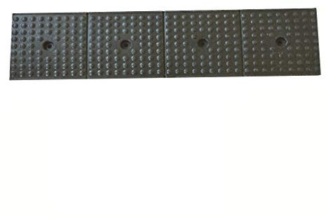 ANSNOW Sicherheitsschwellenrampen, 4 cm Rutschfeste Gummi-Rampen Für Den Außenbereich, Gewerbliche Privatparkplätze, Bordsteinrampen, Fahrrad-Rollstuhlrampen, Schwarz/Gelb, Verschiedene Rampen/Schwa
